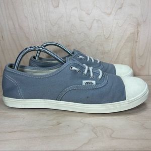 Vans Authentic Gray Skate Sneakers Shoes Women’s Size 8.5